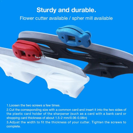 Portable Sander Knife Sharpener for Skate Shoes(Blue)-garmade.com