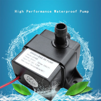 240L/H Ultra-quiet Flow Rate Waterproof Brushless Pump Mini Submersible Water Pump-garmade.com