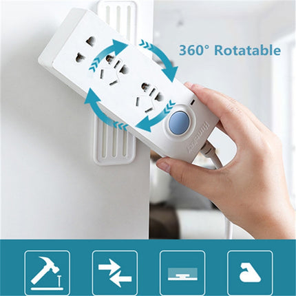 Household No-Punching Socket Holder Remote Control Wall-mounted Sticker Holder-garmade.com