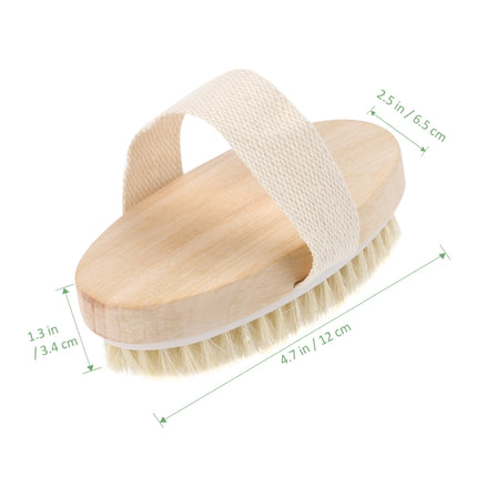 Soft Natural Bristle SPA Brush Without Handle-garmade.com