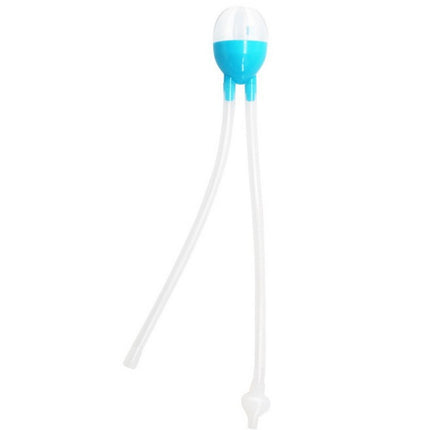 Newborn Baby Safety Nose Cleaner Vacuum Suction Nasal Aspirator Flu Protections Nasal Aspirator Nasal Snot Nose Cleaner Baby(blue)-garmade.com