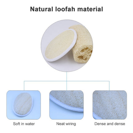 Natural Loofah Bath Shower Sponge Body Exfoliator Washing Pad Bath Brush-garmade.com