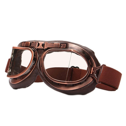 Protective Glasses Dustproof Anti-wind / Sand Riding Motorcycle Goggles Industrial Goggles(Transparent Lens)-garmade.com
