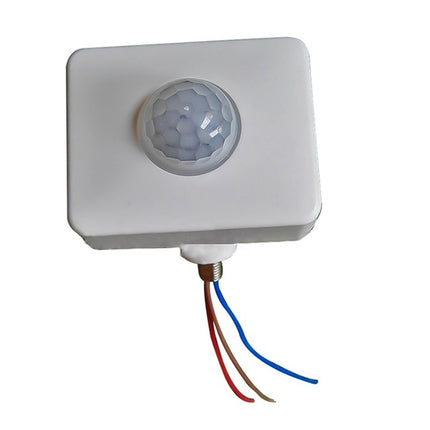 Automatic Security PIR Infrared Motion Sensor Detector Wall Spotlights Switch, Size:10mm(White)-garmade.com