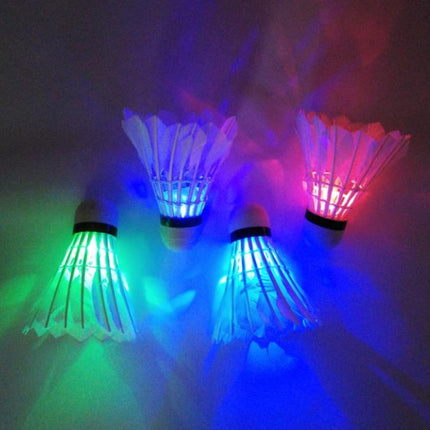 4 in 1 LED Goose Feather Material LED Light Durable Badminton-garmade.com