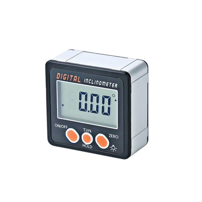 IP54 Precision Electronic Digital Display Inclinometer 4 x 90 Degree Protractor Angle Box-garmade.com