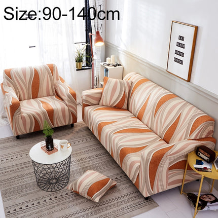 Sofa Covers all-inclusive Slip-resistant Sectional Elastic Full Couch Cover Sofa Cover and Pillow Case, Specification:Single Seat+2 pcs Pillow Case(Literary Family)-garmade.com