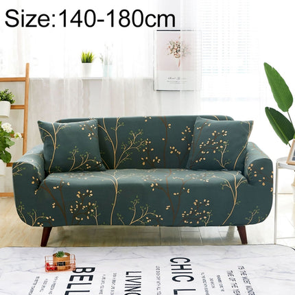 Sofa Covers all-inclusive Slip-resistant Sectional Elastic Full Couch Cover Sofa Cover and Pillow Case, Specification:Two Seat + 2 PCS Pillow Case(Elegant)-garmade.com
