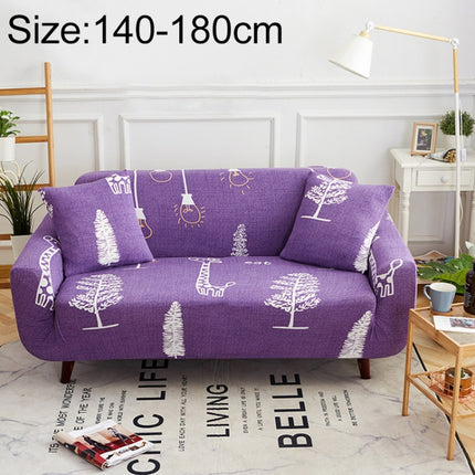 Sofa Covers all-inclusive Slip-resistant Sectional Elastic Full Couch Cover Sofa Cover and Pillow Case, Specification:Two Seat + 2 PCS Pillow Case(Special Thinking)-garmade.com