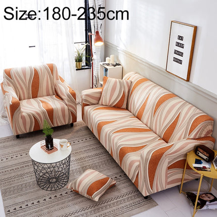 Sofa Covers all-inclusive Slip-resistant Sectional Elastic Full Couch Cover Sofa Cover and Pillow Case, Specification:Three Seat + 2 pcs Pillow Case(Literary Family)-garmade.com