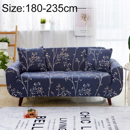 Sofa Covers all-inclusive Slip-resistant Sectional Elastic Full Couch Cover Sofa Cover and Pillow Case, Specification:Three Seat + 2 pcs Pillow Case(Low Profile)-garmade.com