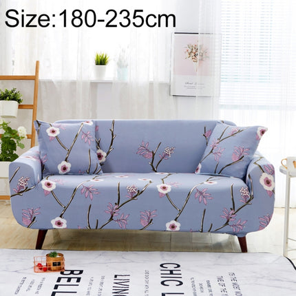 Sofa Covers all-inclusive Slip-resistant Sectional Elastic Full Couch Cover Sofa Cover and Pillow Case, Specification:Three Seat + 2 pcs Pillow Case(Winter Flower)-garmade.com