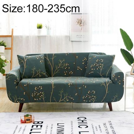 Sofa Covers all-inclusive Slip-resistant Sectional Elastic Full Couch Cover Sofa Cover and Pillow Case, Specification:Three Seat + 2 pcs Pillow Case(Elegant)-garmade.com