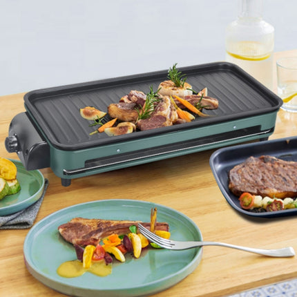 Household Multi-Function Electric Barbecue Machine With Grill(UK Plug)-garmade.com