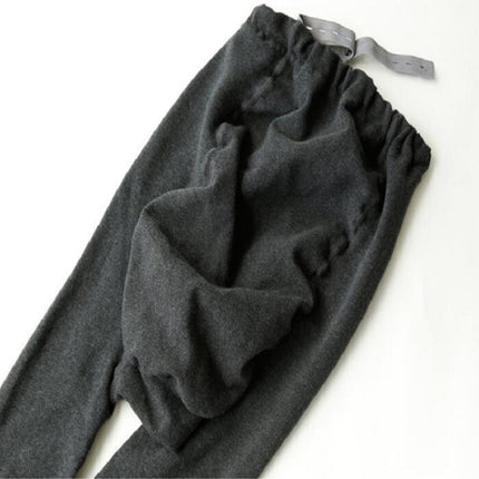 Plus Velvet Pantyhose with Elastic Socks Adjustable Waist Circumference Pregnant Women Leggings, Size:One Size(Black)-garmade.com