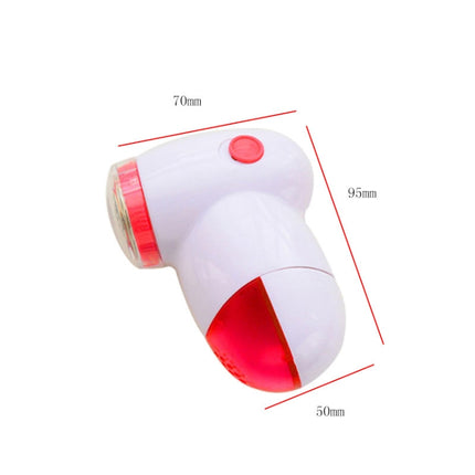 2 PCS Portable Electric Clothes Lint Remover Plush Ball Sweater Remover(Red)-garmade.com