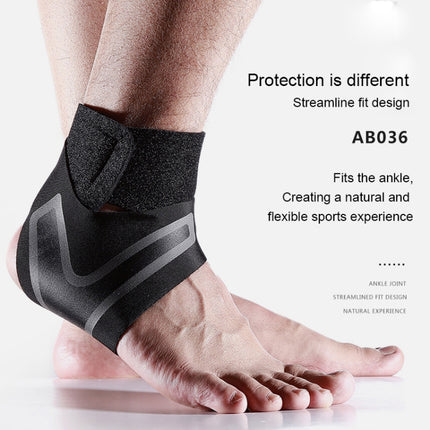 2 PCS Sport Ankle Support Elastic High Protect Sports Ankle Equipment Safety Running Basketball Ankle Brace Support, Size:S(Left)-garmade.com