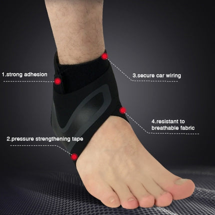 2 PCS Sport Ankle Support Elastic High Protect Sports Ankle Equipment Safety Running Basketball Ankle Brace Support, Size:S(Right)-garmade.com