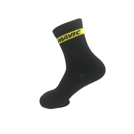 2 Pairs Sport Breathable Outdoor Road Bicycle Racing Cycling Sport Socks, Free Size(White)-garmade.com