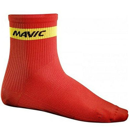 2 Pairs Sport Breathable Outdoor Road Bicycle Racing Cycling Sport Socks, Free Size(Red)-garmade.com