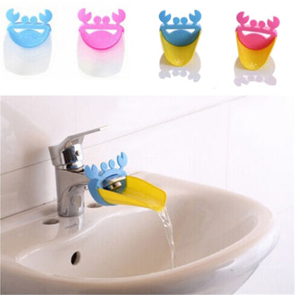 5 PCS Cute Crab Bathroom Water Faucet Extender For Kid，Random Color Deliver-garmade.com