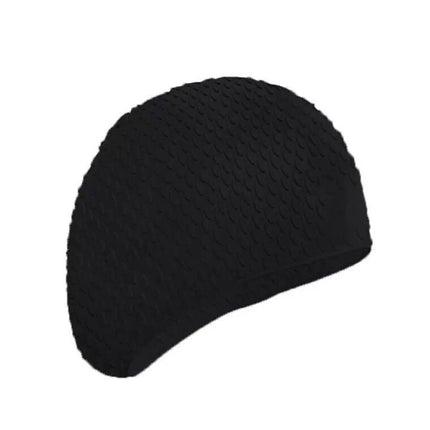 2 PCS Silicone Waterproof Swimming Caps Protect Ears Long Hair Sports Swimming Cap for Adults-garmade.com