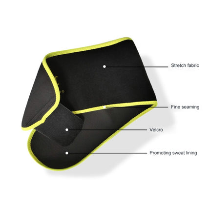 Adjustable Belt with Hook and Loop Fastener for Men / Women, Size: S(Yellow)-garmade.com