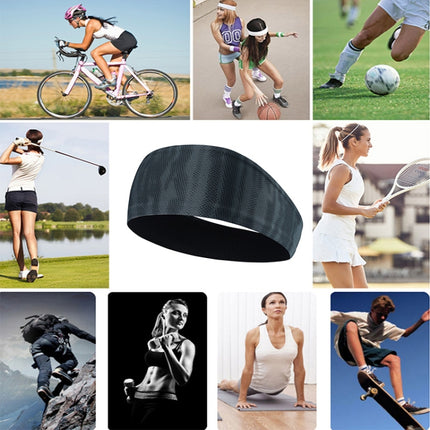 Absorbent Cycling Yoga Sport Sweat Headband Men Sweatband For Men and Women Yoga Hair Bands Head Sweat Bands Sports Safety(Red)-garmade.com