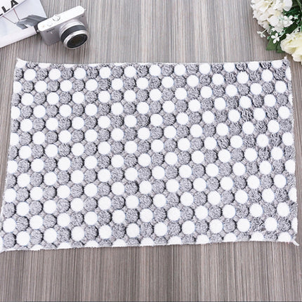 Soft Flannel Pet Blanket Dots Printed Breathable Bed Mat Warm Pet Sleeping Cushion Cover for Pet Dog Cat, Size:S(Grey)-garmade.com