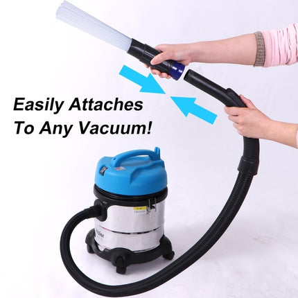 Universal Vacuum Attachment Tool, Tiny Tubes Cleaner for Car /Pets/ Keyboards/Air Vent /Drawers-garmade.com