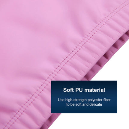 PU Coated Waterproof Enlarged Swimming Cap for Adult Men and Women(Pink)-garmade.com