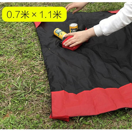 Portable Ultra-thin Folding Camping Mat Pocket Waterproof Blanket Outdoor Picnic Mat Sand Beach Mat, Size: 70*110cm(Red)-garmade.com