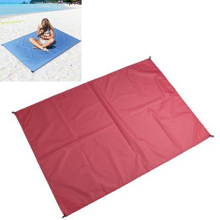 Outdoor Portable Waterproof Picnic Camping Mats Beach Blanket Mattress Mat 100cm*140cm(Rose Red)-garmade.com
