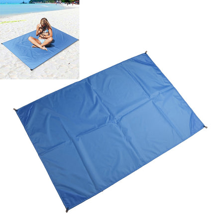 Outdoor Portable Waterproof Picnic Camping Mats Beach Blanket Mattress Mat 150cm*140cm(Blue)-garmade.com