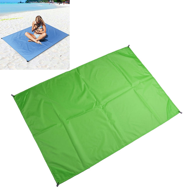 Outdoor Portable Waterproof Picnic Camping Mats Beach Blanket Mattress Mat 150cm*140cm(Green)-garmade.com