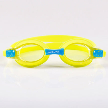 JIEJIA J2670 Silicone Swimming Goggles for Children(Yellow)-garmade.com