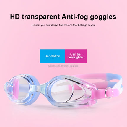 JIEHU JH8102 4 in1 Women HD Transparent Anti-fog Waterproof Swimming Glasses Swimming Cap Set(Purple Color)-garmade.com