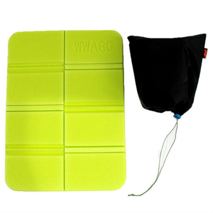 XPE Folder Camping Mat Folding Portable Small Cushion Moisture-Proof Waterproof Prevent Dirty Picnic Mat Beach Pad(Fruit Green)-garmade.com