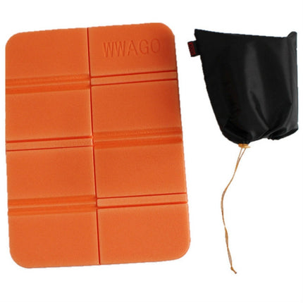 XPE Folder Camping Mat Folding Portable Small Cushion Moisture-Proof Waterproof Prevent Dirty Picnic Mat Beach Pad(Orange)-garmade.com