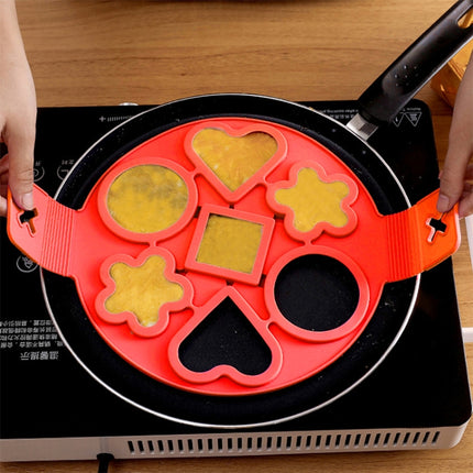 Nonstick Cooking Tool Egg Ring Maker Egg Silicone Mold Pancake Cheese Egg Cooker Pan Flip Kitchen Baking Accessories-garmade.com