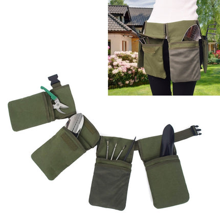 Garden Canvas Pocket Tool Storage Belt Bag-garmade.com