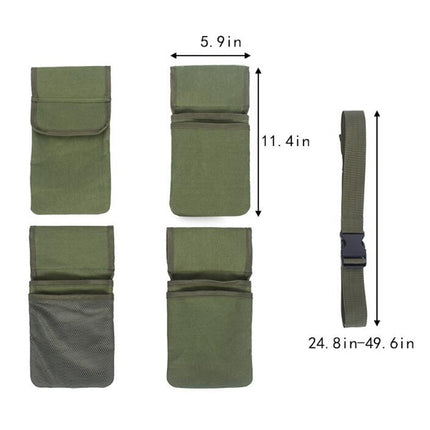 Garden Canvas Pocket Tool Storage Belt Bag-garmade.com