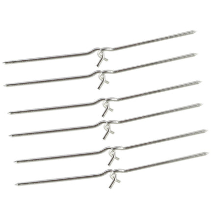 10Pcs Tent pegs Aluminum Alloy Tent nail Tent Stake Nails Ground Pin Camping Hiking Outdoor Tool inflatable tent Accessories-garmade.com