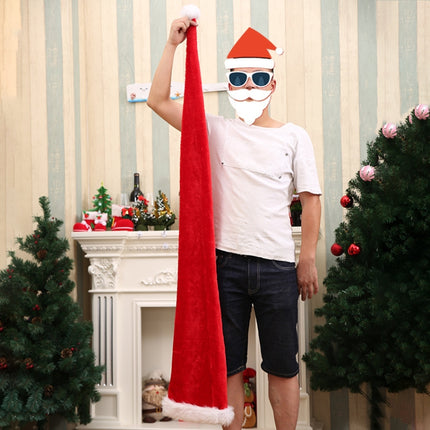 Christmas Products Super Long Plush Christmas Hats, Specification: Adult-garmade.com