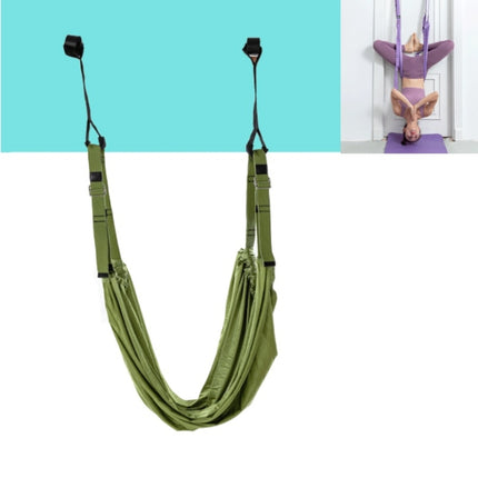 Air Split Leap Stretch Yoga Belt Inverted Stretch Splits Backbending Trainer Yoga Rope(Green)-garmade.com