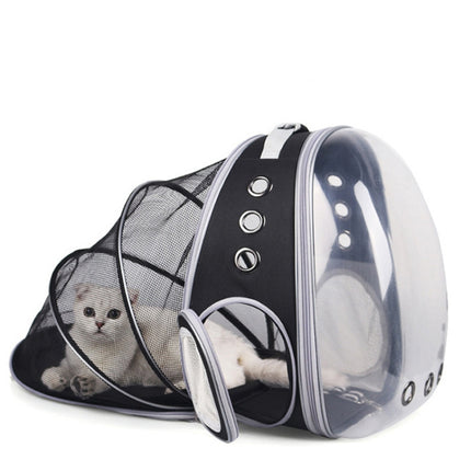Pet Expandable Space Capsule Backpack Foldable Cat Bag, Specification: 33x66x44cm(Pink)-garmade.com