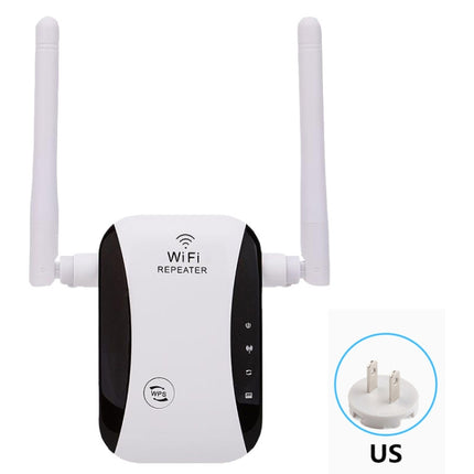 KP300T 300Mbps Home Mini Repeater WiFi Signal Amplifier Wireless Network Router, Plug Type:US Plug-garmade.com