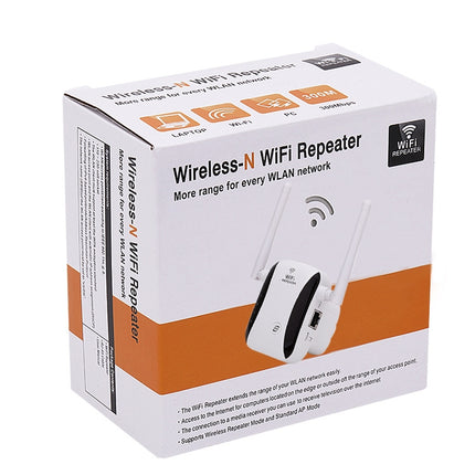 KP300T 300Mbps Home Mini Repeater WiFi Signal Amplifier Wireless Network Router, Plug Type:AU Plug-garmade.com