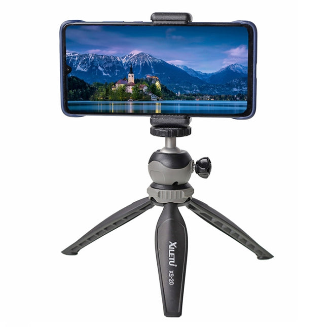 Xiletu XS-20 Desktop Ultra Convenient Lightweight Mini Mobile Phone Live Tripod-garmade.com