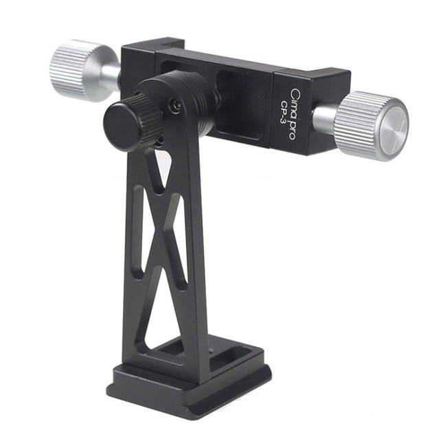 CP-3 Rotating All Metal Tripod Fixing Clip Mobile Phone Live Brackt for 4.5-7.3 inch Phones-garmade.com